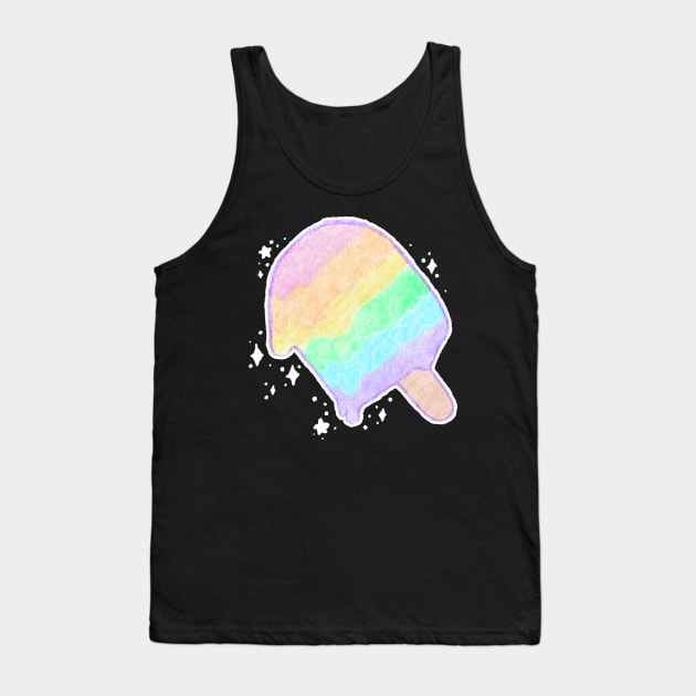 Pastel Rainbow Melty Popsicle Tank Top by BonBonBunny